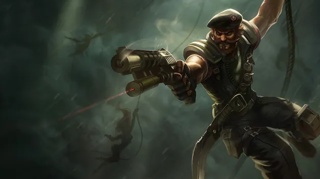 Special Forces 'Gangplank' Splash Art - League of Legends (LOL) 4K achtergrond