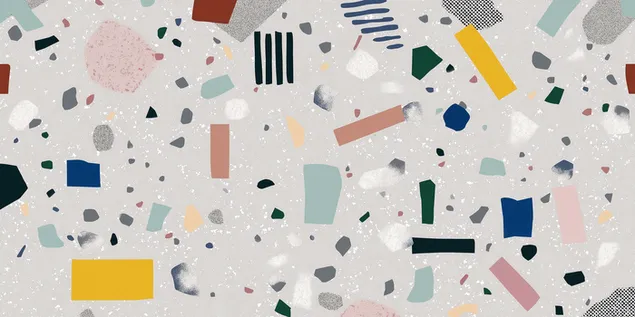 skvrnity abstraktny terrazzo styl seamless pattern background stiahnut