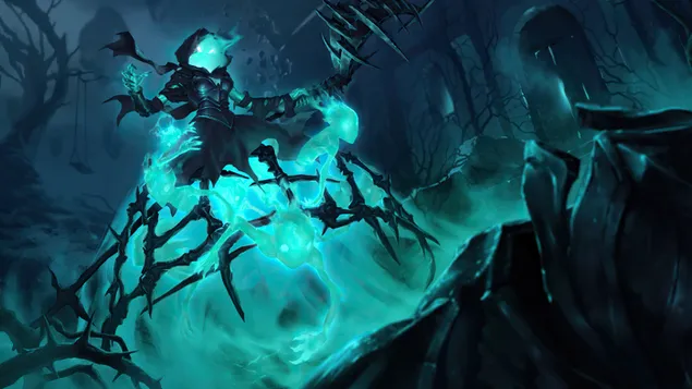 Спектрална Матрона (Legends of Runeterra) - Лига на легенди (LOL) 4K тапет