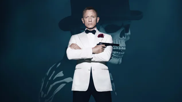 „Spectre“ vaidina Danielis Craigas 8K ekrano užsklanda
