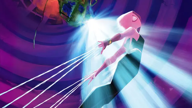 אמנות ספיידר-גוון מ- Spider-Man: Across the Spider-Verse 4K טפט