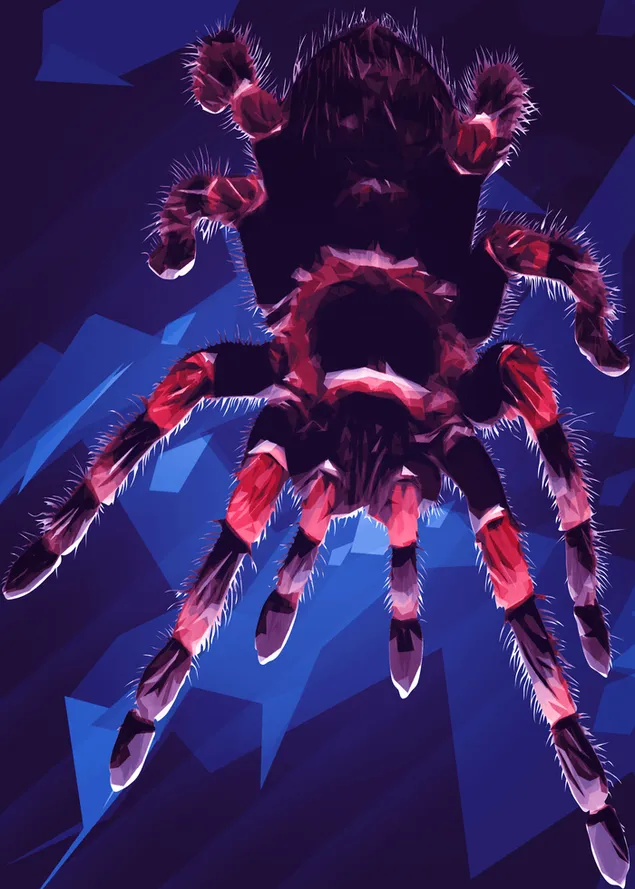Spider Lowpoly Art download