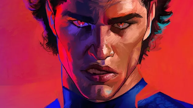 אמנות ספיידרמן 2099 מ-Spider-Man: Across the Spider Verse 4K טפט