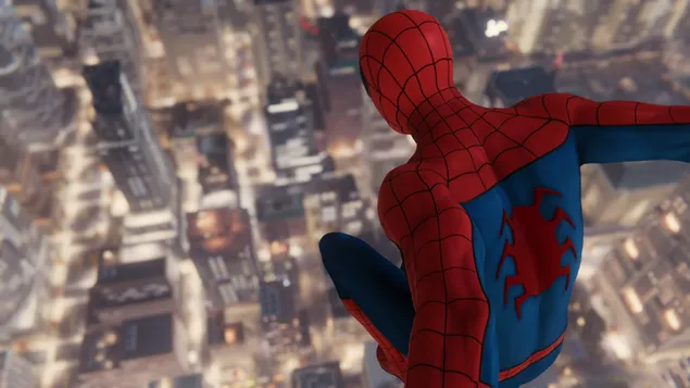 Spider-Man Di Atas Kota New York unduhan