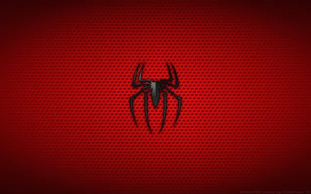 Spider-Man zwart logo in rood download