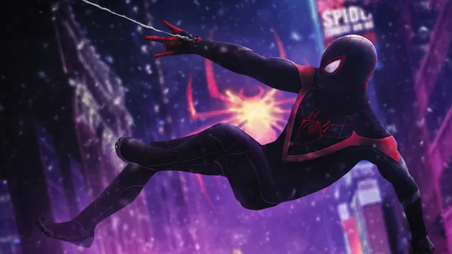 Cómics de Spider-Man Miles Morales 4K fondo de pantalla
