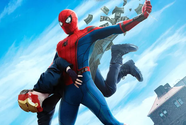 Spider Man derrota a los Vengadores cuando roban dinero