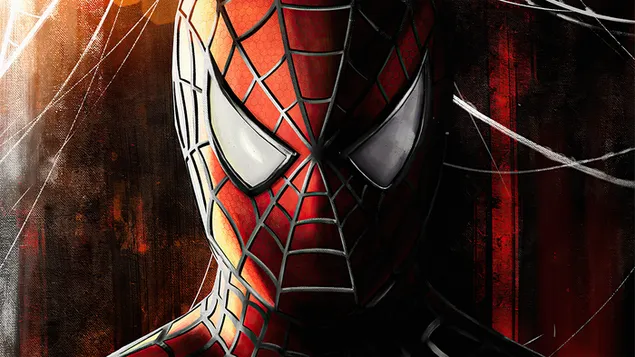 spider man face over grunge bakgrunn nedlasting