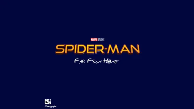 Spider-Man: Far From Home Movie Logo HD sfondo