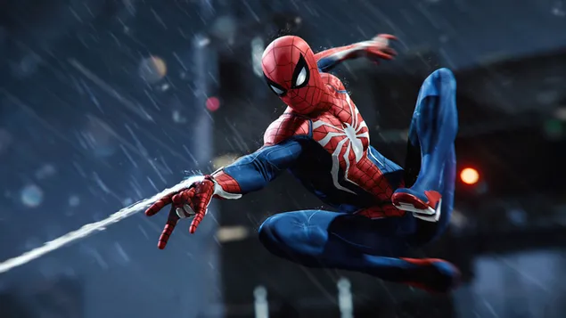 Spider-Man game (2019) -  Superhero Spiderman Web Shooting 4K wallpaper