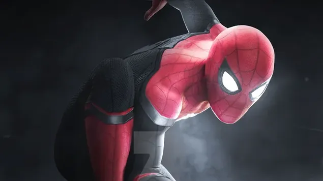 Zirnekļcilvēka atnākšana mājās 2K fona tapete