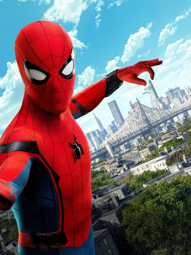 Spider-Man: Homecoming-film - Spiderman maakt een selfie