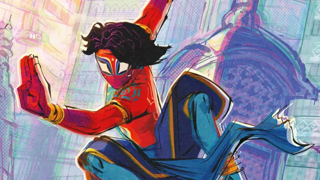 spider-man india ealain o spider-man: trasna an spider verse ioslodail