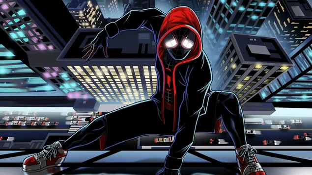 Spider-man: into the spider-verse (animation) HD wallpaper