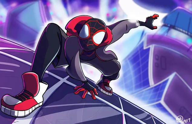 Spider-Man: Into the Spider-Verse movie - Marvel comics 4K wallpaper