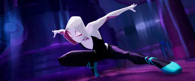 spider-man: into the spider-verse film - spider gwen (spider-woman) shkarkim
