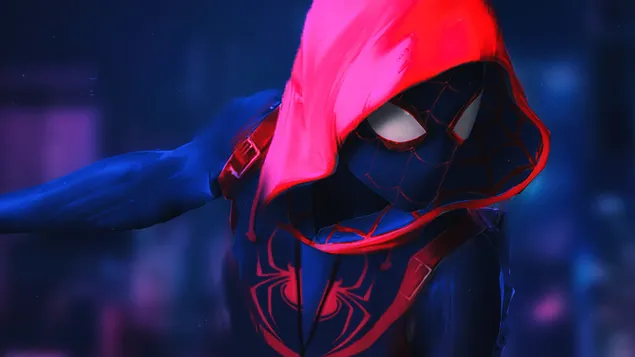 Spider-Man: Into the Spider-Verse movie - Spiderman Noir (marvel action hero) 4K wallpaper