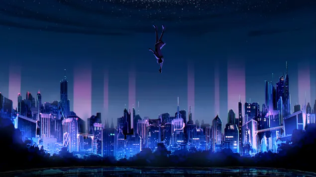 Spider-Man: Into The Spider-Verse (Skyfall) HD wallpaper