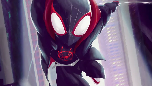 Pókember a versbe Fekete Spidy 2K háttérkép