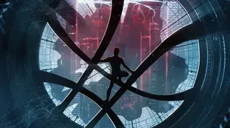 Homem-Aranha está na janela do Sanctum Sanctorum 4K papel de parede