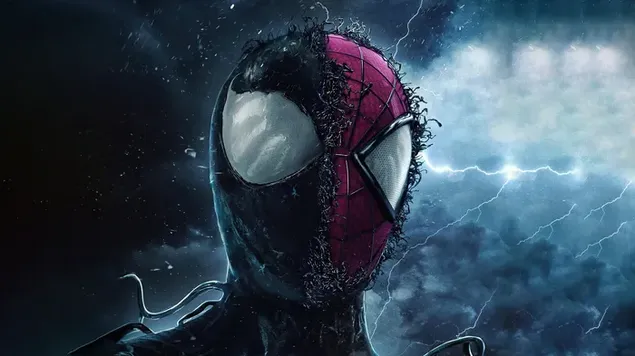 Spider Man Is  Turning Into Venom 4K wallpaper