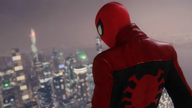 Páipéar balla Spider-Man Last Stand Suit - culaith ócáideach ó chluiche PS4HD