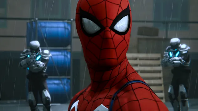 Spider-man - iron spider 4K wallpaper download