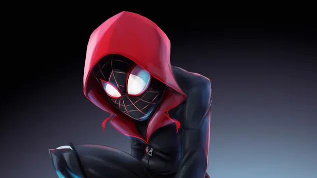 Spider Man Miles Morales : Sudadera con capucha