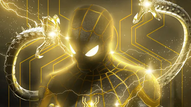 Spider-Man: No Way Home : Spider-Man Black Gold Suit'