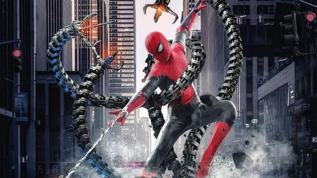 Spider-Man: Ni poti domov (film o superjunakih) 4K ozadje