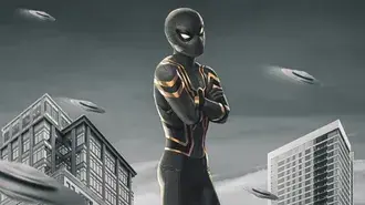 Homem-Aranha: foto em preto e branco 4K papel de parede