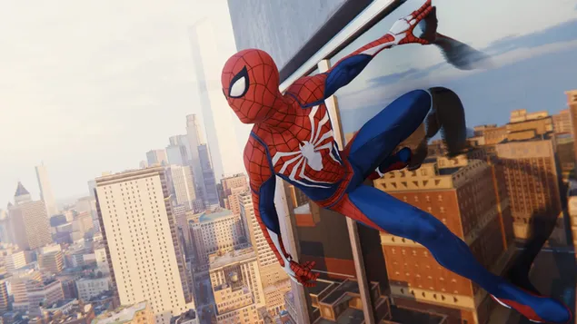 Spider-Man PlayStation 4 hangt aan het gebouw download
