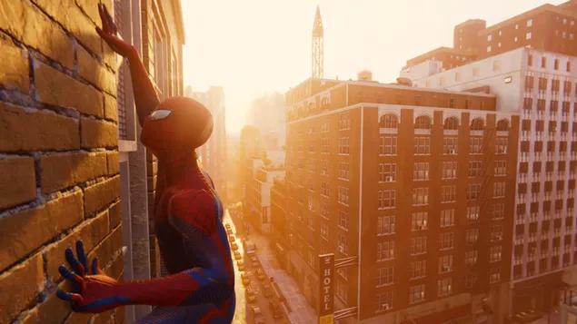 Escalada a la paret de l'Spider-Man PS4 baixada