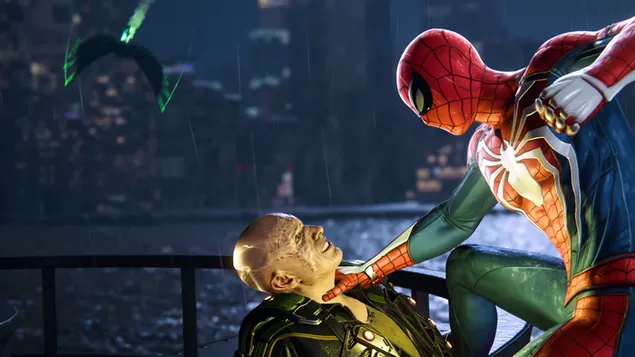 Páipéar balla Spider-man réidh chun punch4K