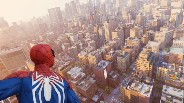 Spider-Man Sightseeing boven New York