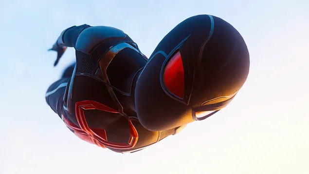 Spider-Man-spel - Spiderman in zwart pak