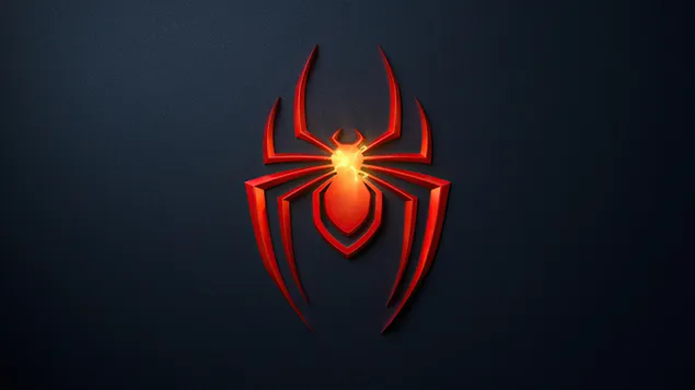 Spider Man Simbol Laba-laba 4K wallpaper