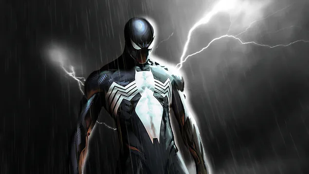 Hình nền Truyện tranh Spider-Man Symbiote Suit (Marvel) 4K