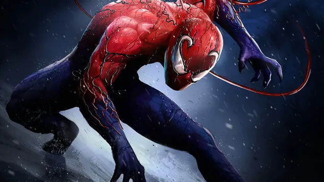 Spider-Man Toxin Symbiote (Marvel) Comics 4K wallpaper