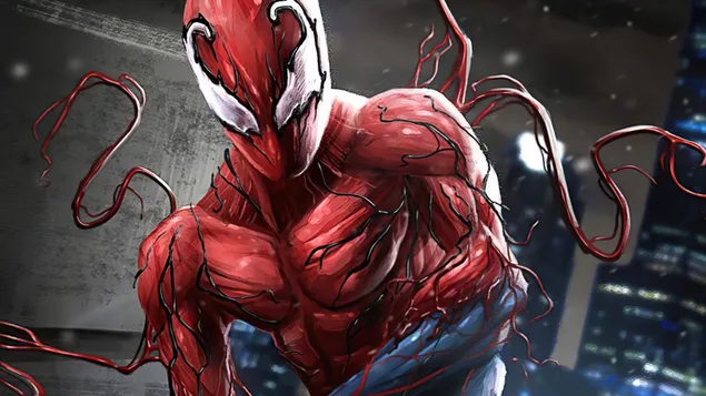 Hình nền Truyện tranh Spider-Man Toxin Symbiote Suit (Marvel) 4K