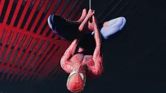 Homem-Aranha de cabeça para baixo jogo ps5 4K papel de parede