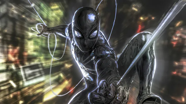 Hình nền Spider-Man Venom Symbiote 4K