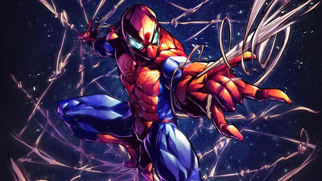 Spider-Man Web (Marvel) Superhero 4K wallpaper