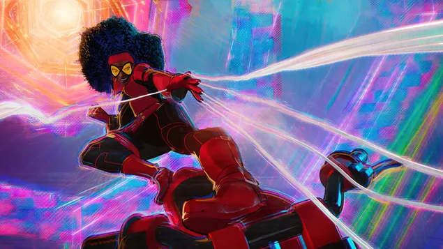 Spider-Woman from Spider-Man: Across the Spider-Verse 4K wallpaper
