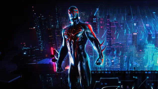 Taustakuva Spiderman säkeeseen [Musta hämähäkki] 4K