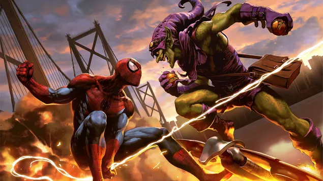 Spiderman Vs Duende Verde descargar