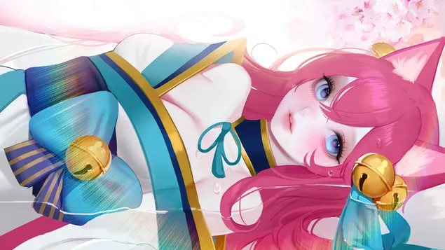 Spirit Blossom 'Ahri' (Anime FA) - League of Legends (LOL) 4K ozadje