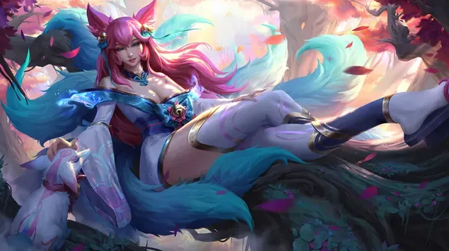 dev'yatikhvosta lisitsya spirit blossom 'ahri' | liga legend (lol) zavantazhiti