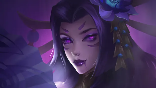Spirit Blossom 'Cassiopeia': League of Legends (LOL) 4K fons de pantalla