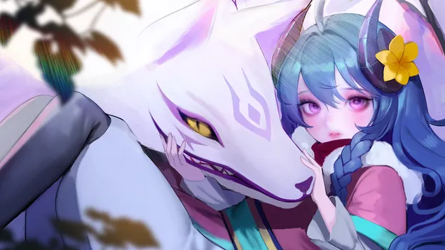 Spirit Blossom 'Kindred' (Anime FA) - League of Legends (LOL) 4K ozadje